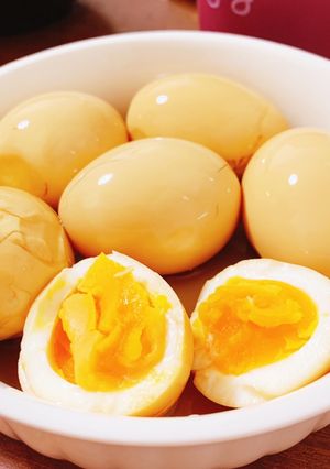 甘くない ラーメン屋さんの味玉♪-レシピのメイン写真