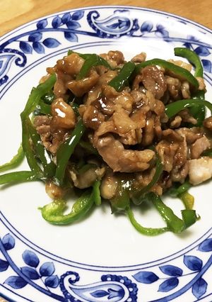 豚バラ肉とピーマン炒め-レシピのメイン写真