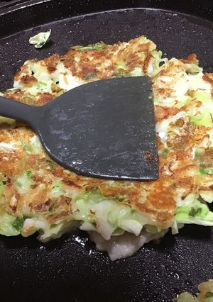 卵なし　関西風 お好み焼き　コツあり-レシピのメイン写真