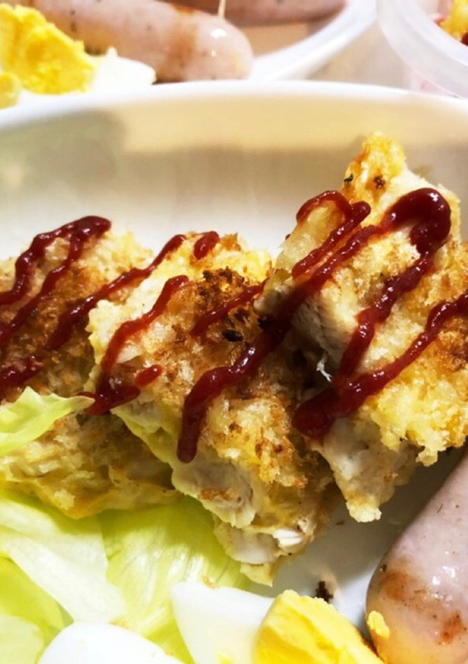 1番簡単！ササミのチーズ焼き♩-レシピのメイン写真