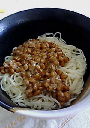 材料3つ☆納豆そうめん-レシピのメイン写真