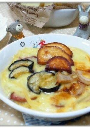 秋野菜のスパゲティグラタン-レシピのメイン写真