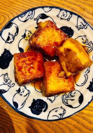 厚揚げの肉詰め-レシピのメイン写真