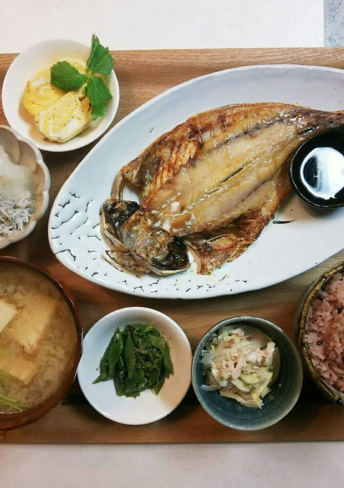 夕飯 鯵の干物 しらすと大根おろし-レシピのメイン写真