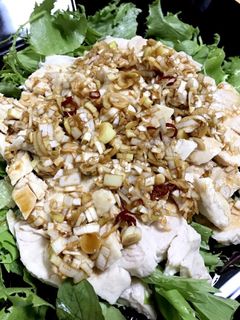 レンジ蒸し鶏のねぎソース-レシピのメイン写真