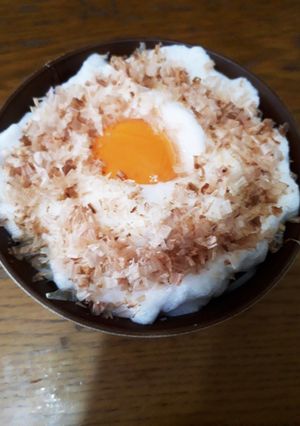 冷し釜玉風うどん-レシピのメイン写真