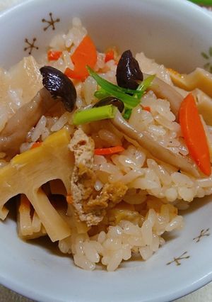 五目炊き込みご飯-レシピのメイン写真