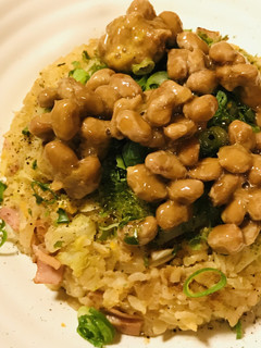 毎日の納豆●チャーハンにのせて-レシピのメイン写真