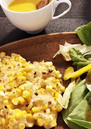 朝食にパパッと、とうもろこし焼き-レシピのメイン写真