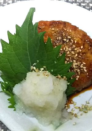 蓮根の照り焼きおろしミニハンバーグ-レシピのメイン写真
