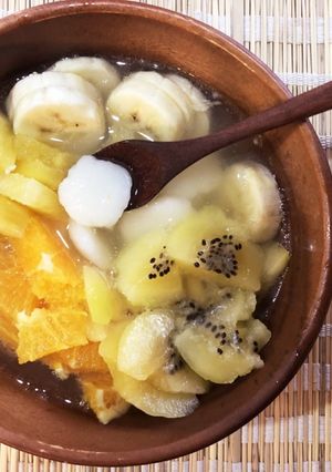 フルーツたっぷり白玉フルーツポンチ-レシピのメイン写真