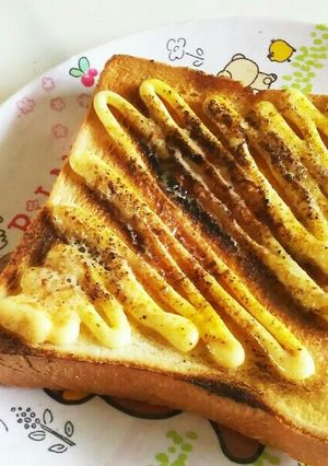 カレーマヨ・トースト-レシピのメイン写真