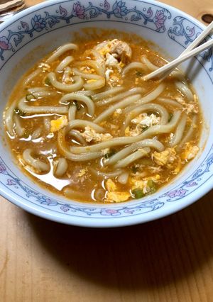 超簡単！甘辛味噌うどん-レシピのメイン写真