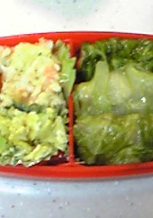 鶏肉のレタス巻き弁当-レシピのメイン写真