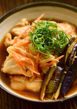 揚げずに簡単！鶏むね茄子のめんつゆ浸し-レシピのメイン写真