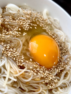 油そば風そうめん-レシピのメイン写真