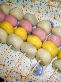 豆腐白玉で~ぜんまいざむらい串団子!-レシピのメイン写真