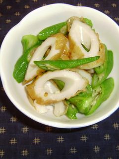 オクラとちくわの炒め物-レシピのメイン写真