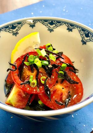 磯の風味＊トマトとひじきのマリネサラダ-レシピのメイン写真