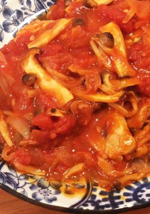 【Oisix】塩麹豚ロースのトマト煮込み-レシピのメイン写真