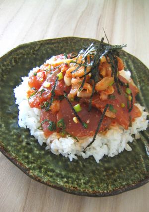 まぐろキムチ丼-レシピのメイン写真