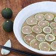 へべすを浮かべて「へべす蕎麦」