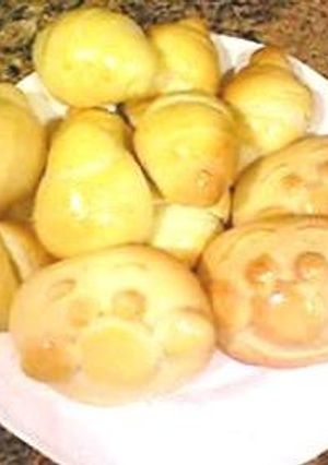 アンパンマンパンとふっわふわロールパン-レシピのメイン写真