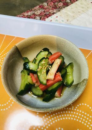 柿酢でナムル～きゅうり編～-レシピのメイン写真