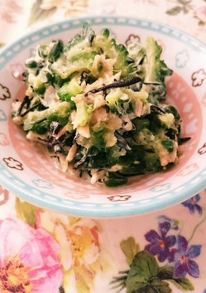 ☆おいしく低糖質♪無限ゴーヤサラダ☆-レシピのメイン写真