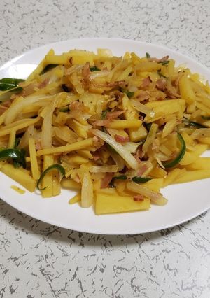 超簡単!残り野菜でハニーマスタード炒め-レシピのメイン写真