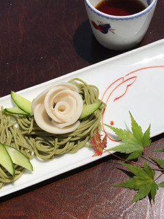 簡単に茶そばでおもてなし-レシピのメイン写真
