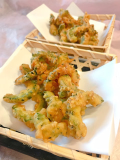カレーと炒りごまのカリカリ✨ゴーヤ揚げ-レシピのメイン写真