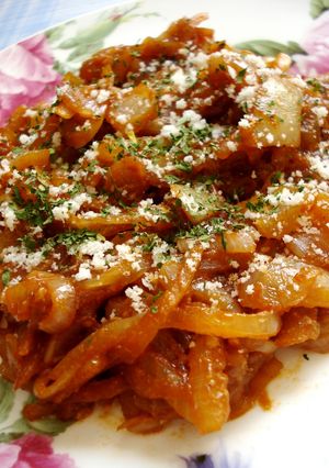 玉ねぎナポリタン-レシピのメイン写真