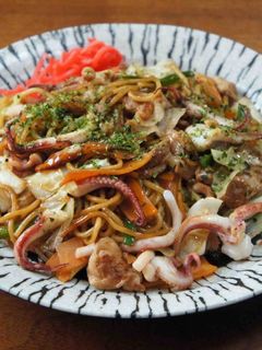 イカ焼きそば-レシピのメイン写真