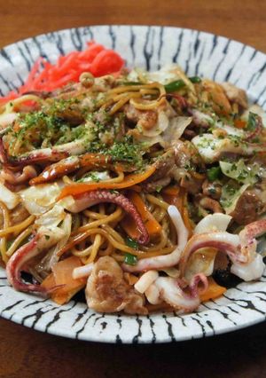 イカ焼きそば-レシピのメイン写真