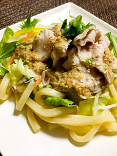 ゴマだれ豚しゃぶサラダうどん-レシピのメイン写真