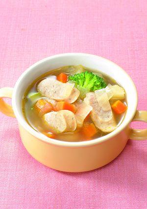 ウインナー入りミネストローネ-レシピのメイン写真