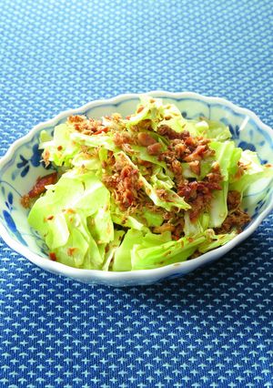 あじほぐし身と春キャベツの和え物-レシピのメイン写真