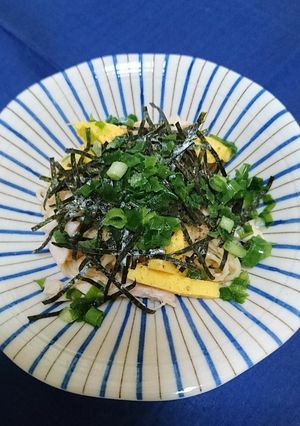 素麺のネギ海苔まみれ(^○^)-レシピのメイン写真