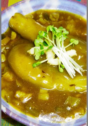 カレー伝導師！焼きなすの和風カレー-レシピのメイン写真