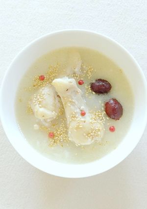 【朝がゆ】サムゲタン風の薬膳がゆ-レシピのメイン写真