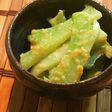 レンジで簡単!ブロッコリーの茎で辛し和え