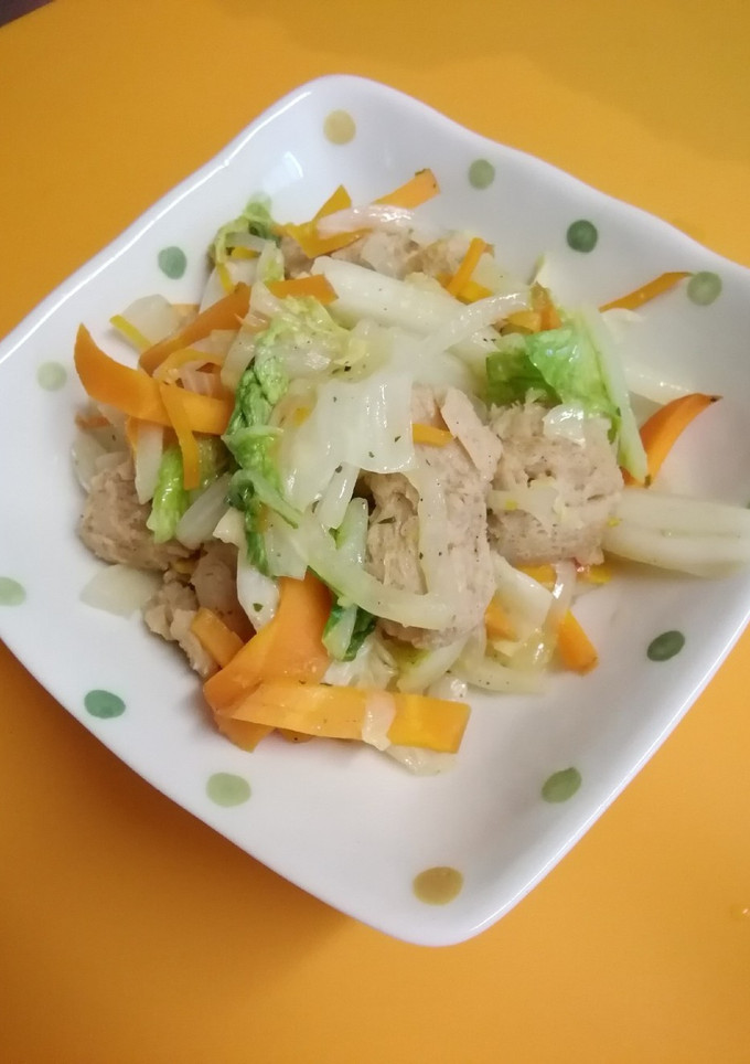 大豆ミートのボリューム野菜炒め-レシピのメイン写真