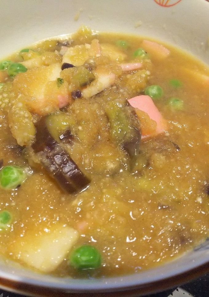 なすとかまぼこのみぞれ煮-レシピのメイン写真