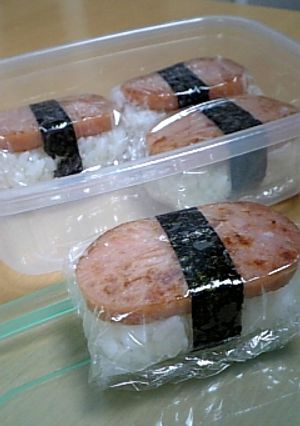 なんちゃってスパムおにぎり-レシピのメイン写真