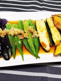 夏野菜の揚げ浸し-レシピのメイン写真