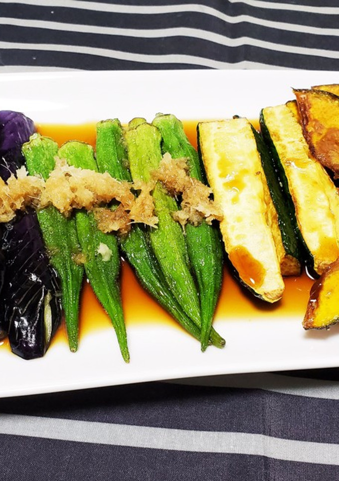 夏野菜の揚げ浸し-レシピのメイン写真