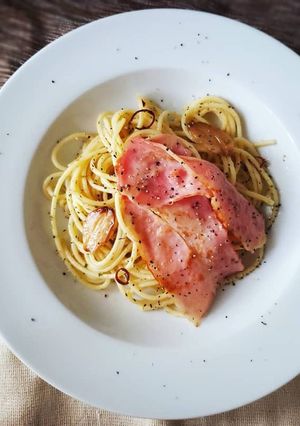 簡単で美味しいベーコンのペペロンチーノ♡-レシピのメイン写真