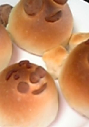 シンプル材料でキャラ☆パン♪-レシピのメイン写真