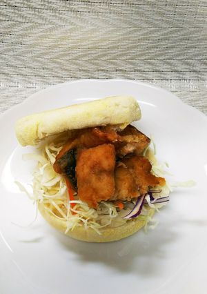 簡単！！さっぱり さば竜田バーガー♪-レシピのメイン写真